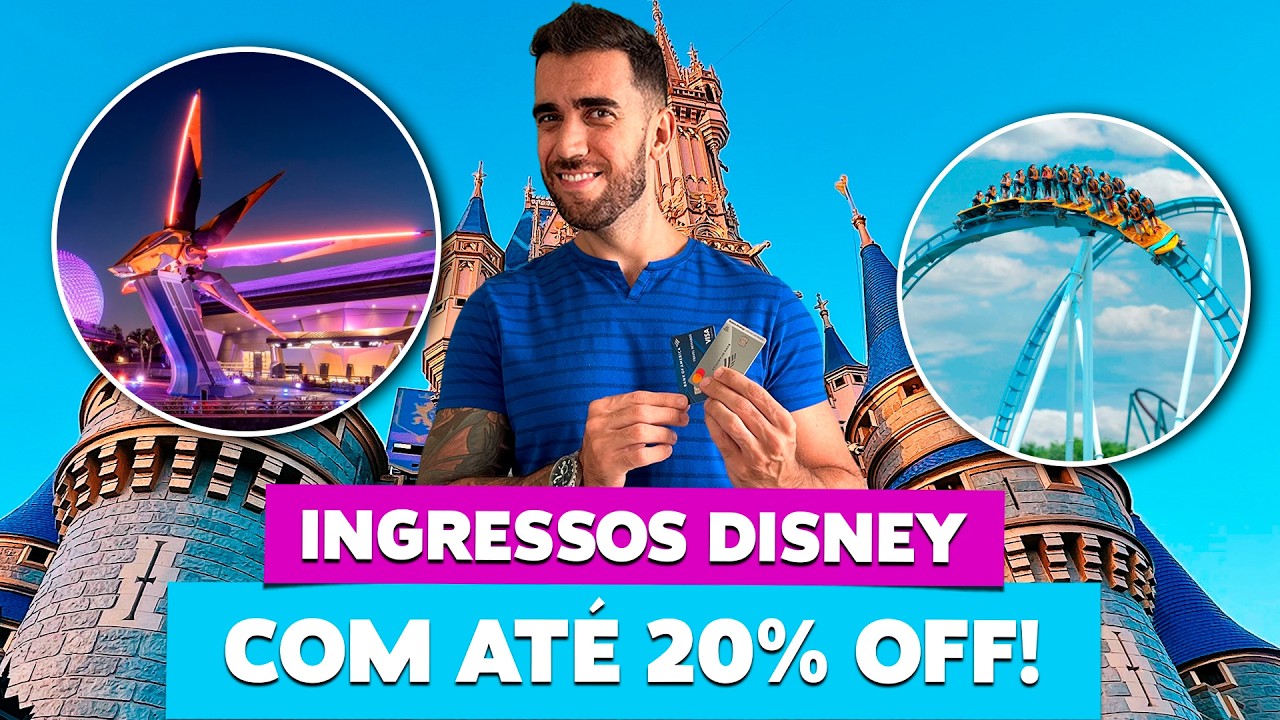Ingressos DISNEY exclusivos para brasileiros! 4 parques de Orlando mais barato!