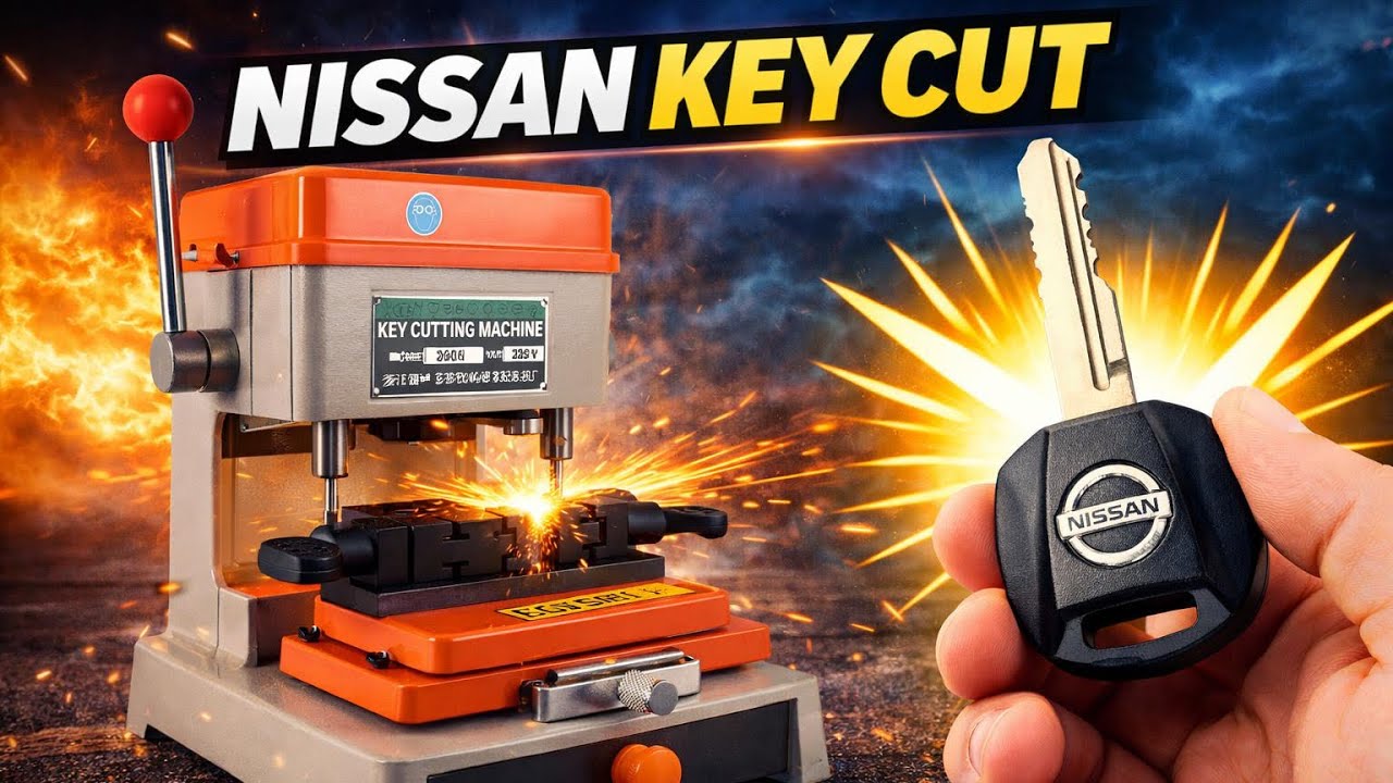 Nissan Navara Emergency Key Blade Cut | Xhorse Universal Key | DEFU 368A