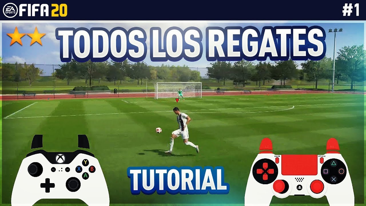 REGATES EFECTIVOS TUTORIAL - TODOS los REGATES de 1 Y 2 ⭐️  FIFA 20 & 19