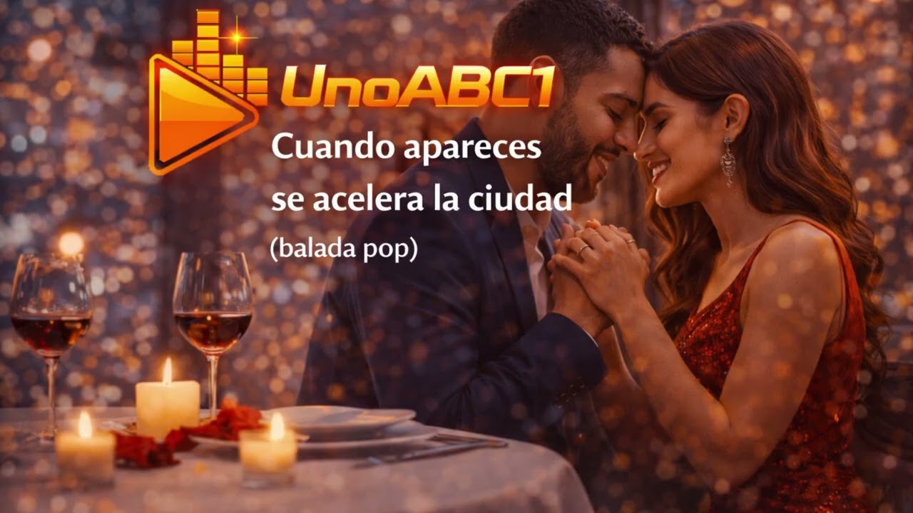 Cuando apareces se acelera la ciudad(balada pop)