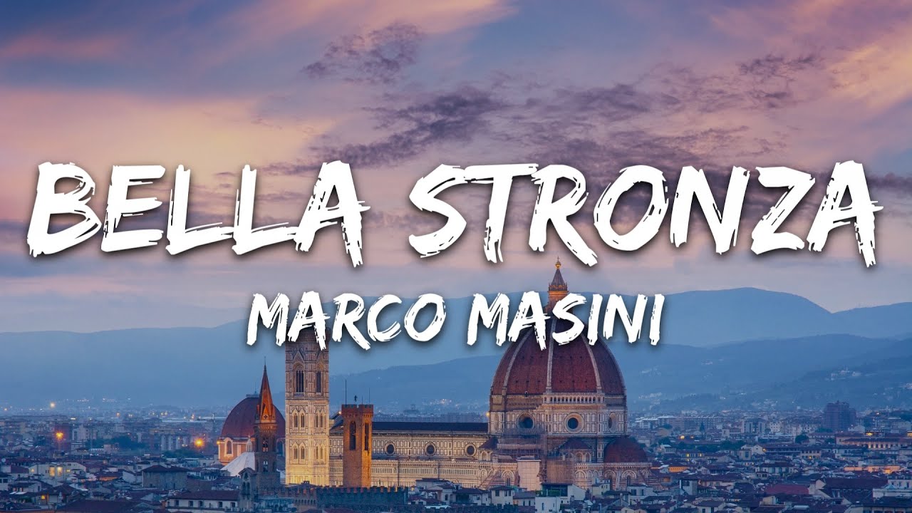Marco Masini - Bella Stronza (Testo/Lyrics)