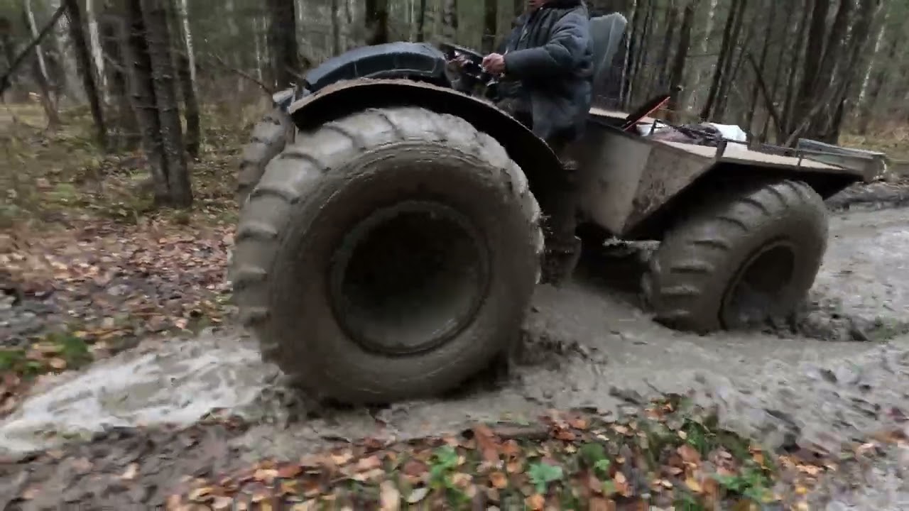САМОДЕЛЬНЫЙ КАРАКАТ ЕДЕТ ЛУЧШЕ ЛЮБОГО НАВОРОЧЕННОГО ВЕЗДЕХОДА!