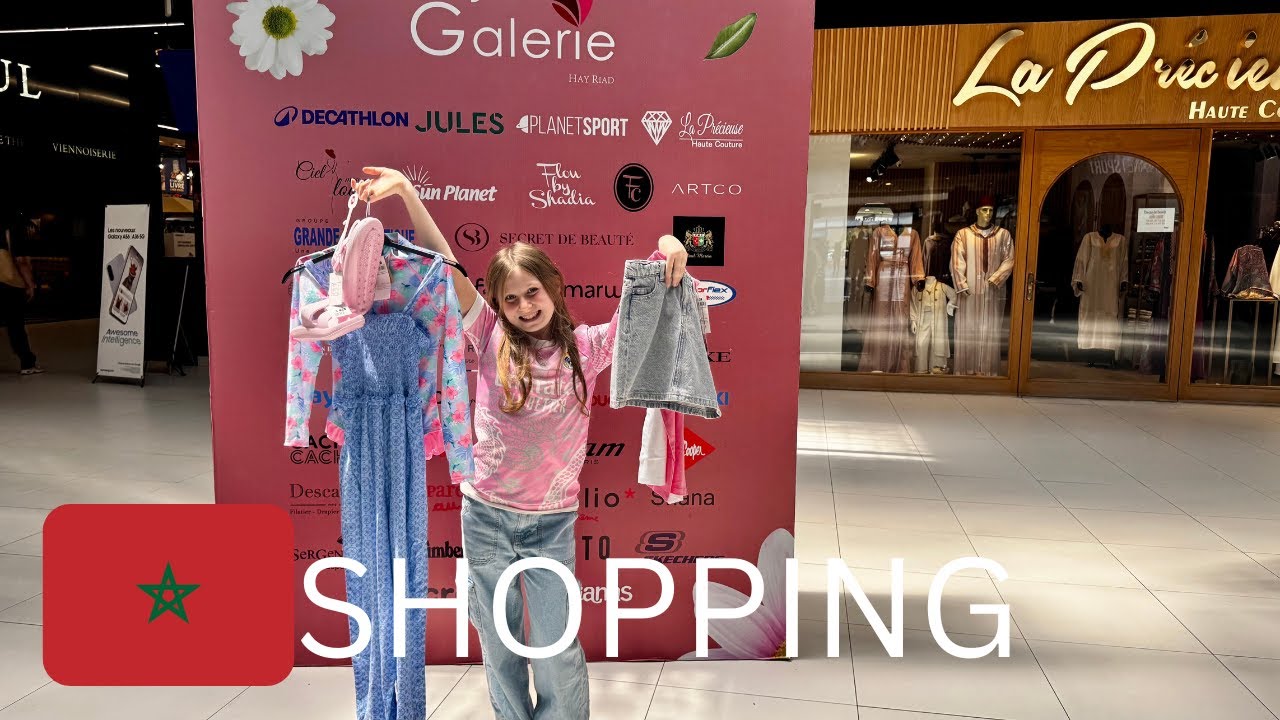 Clothes Shopping with Camryn | Marjane Rabat