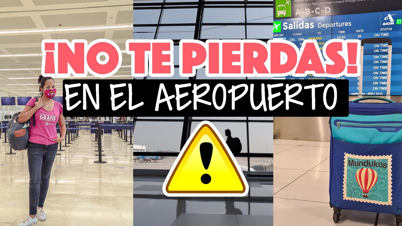 ¡No te pierdas en el aeropuerto!