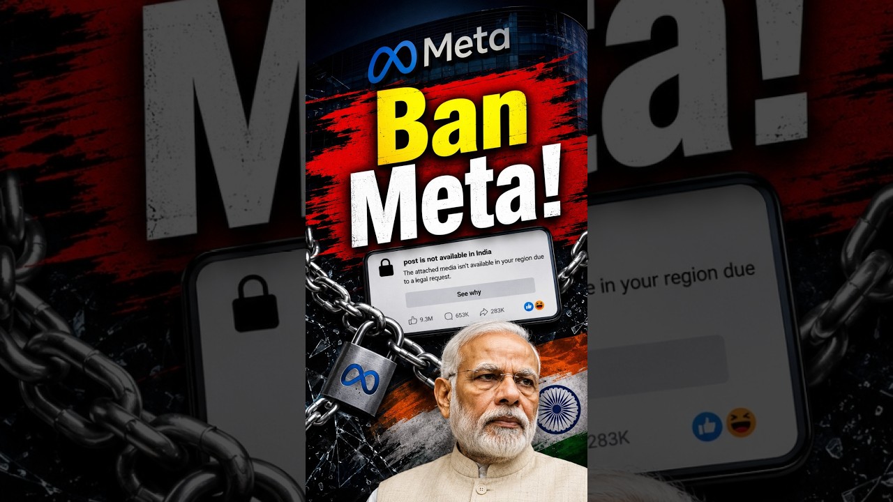 Why Did Meta Delete Modi's Video? 🧐 #pmmodi #tech #news