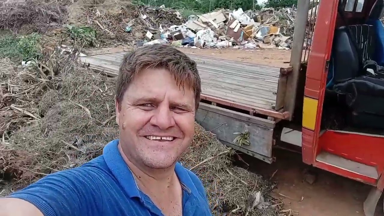 Hj a pegada foi no puxa do entulho. 