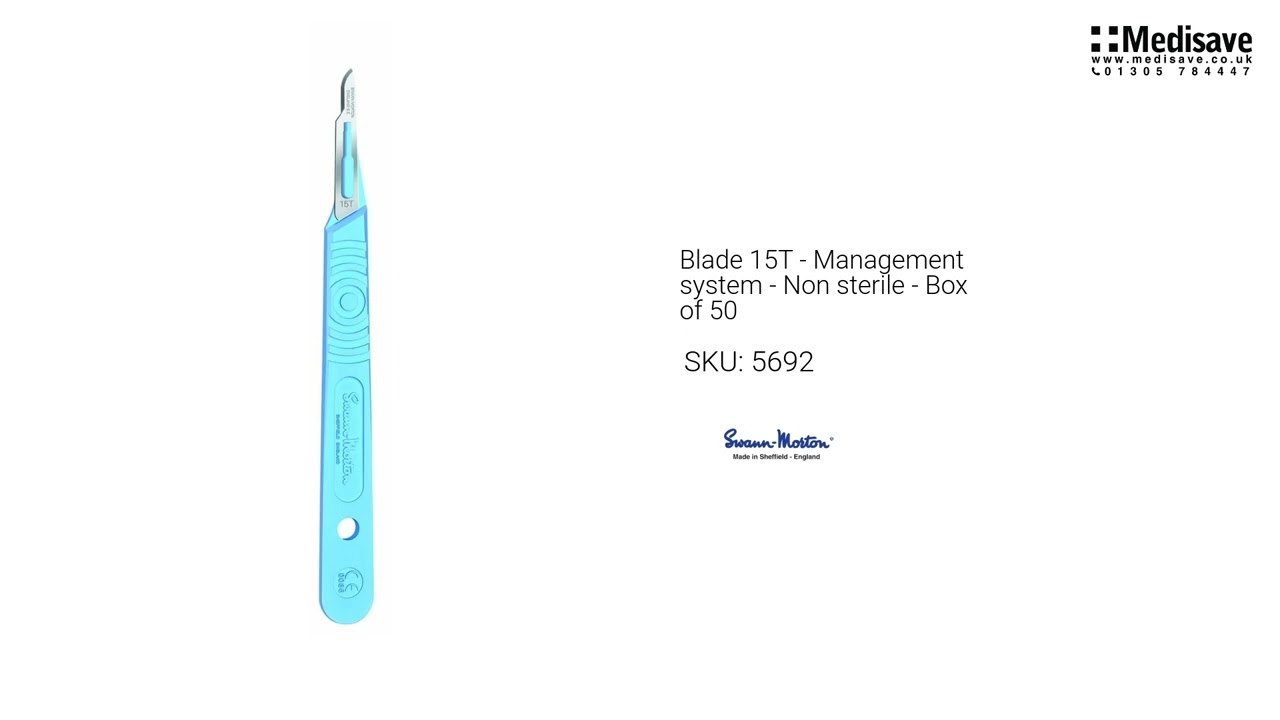 Blade 15T Management system Non sterile Box of 50 5692