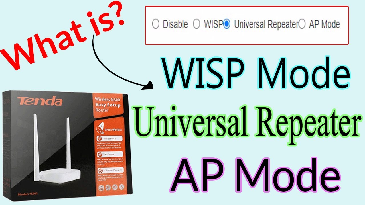 Difference between WISP and Universal Repeater 2021