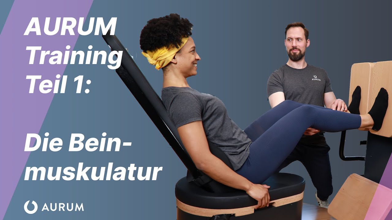 Beine und Po aufbauen mit der Beinpresse bei AURUM | AURUM Training