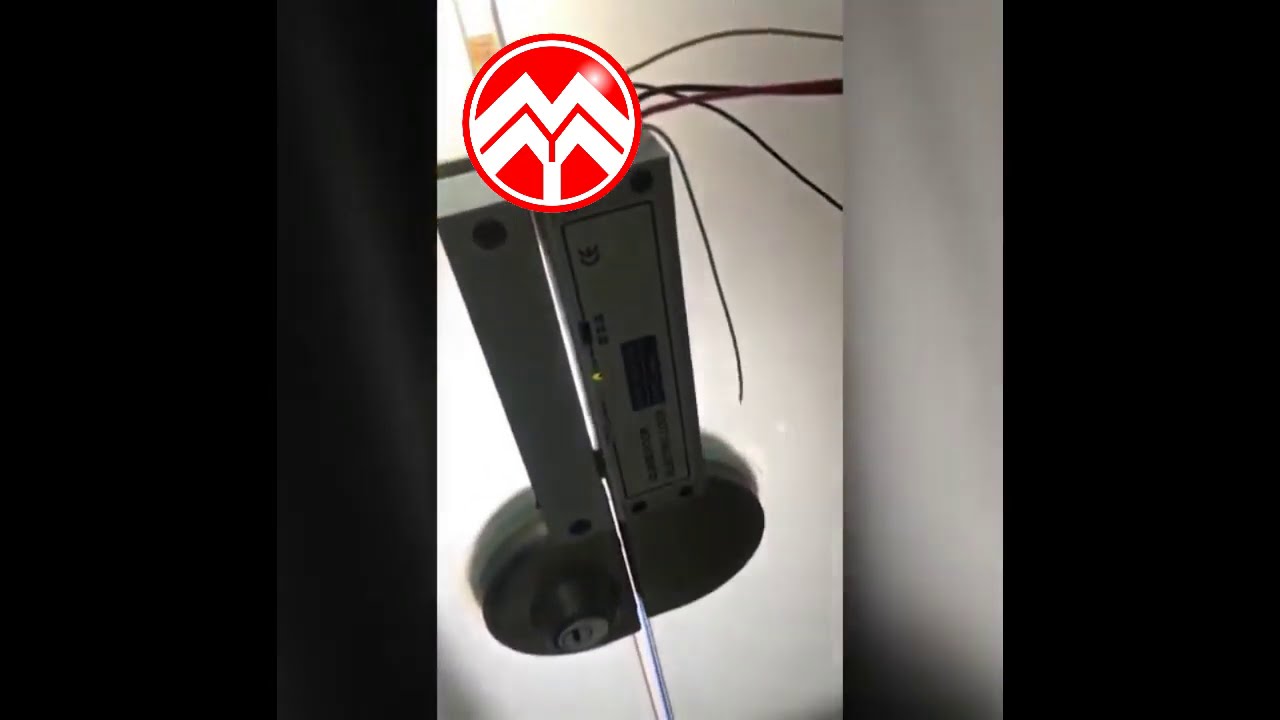 Frameless Glass Door Access Control Electric Drop Bolt Lock With NO NC COM Output And Time Delay