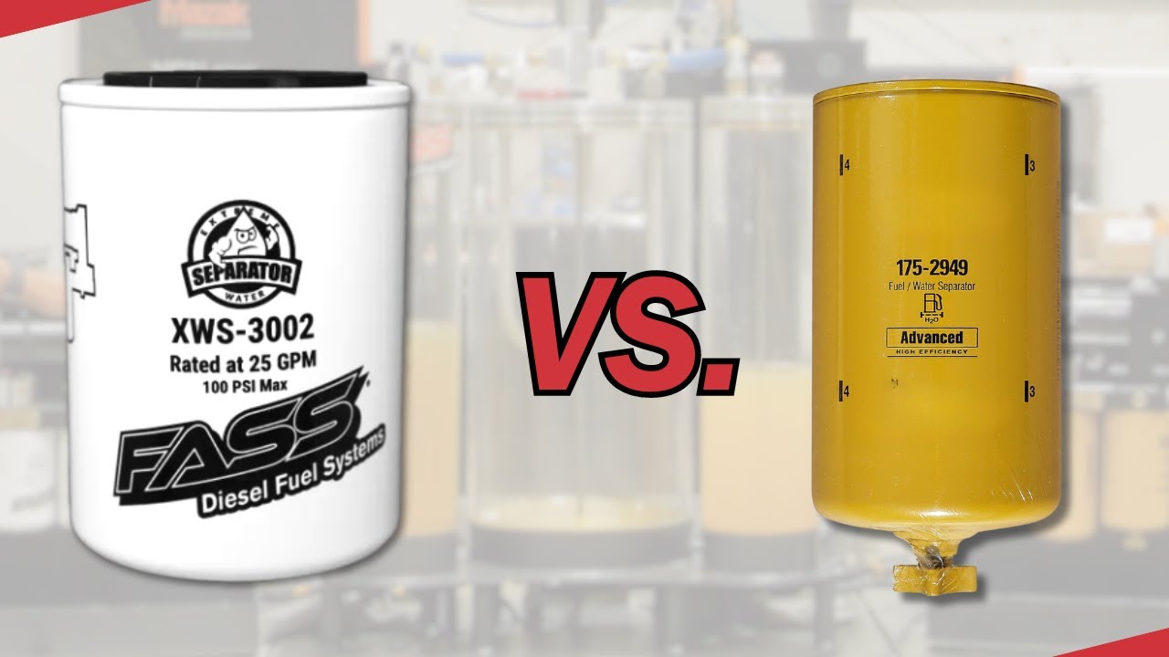 CAT Filters vs. FASS Filters: Water Separation Test