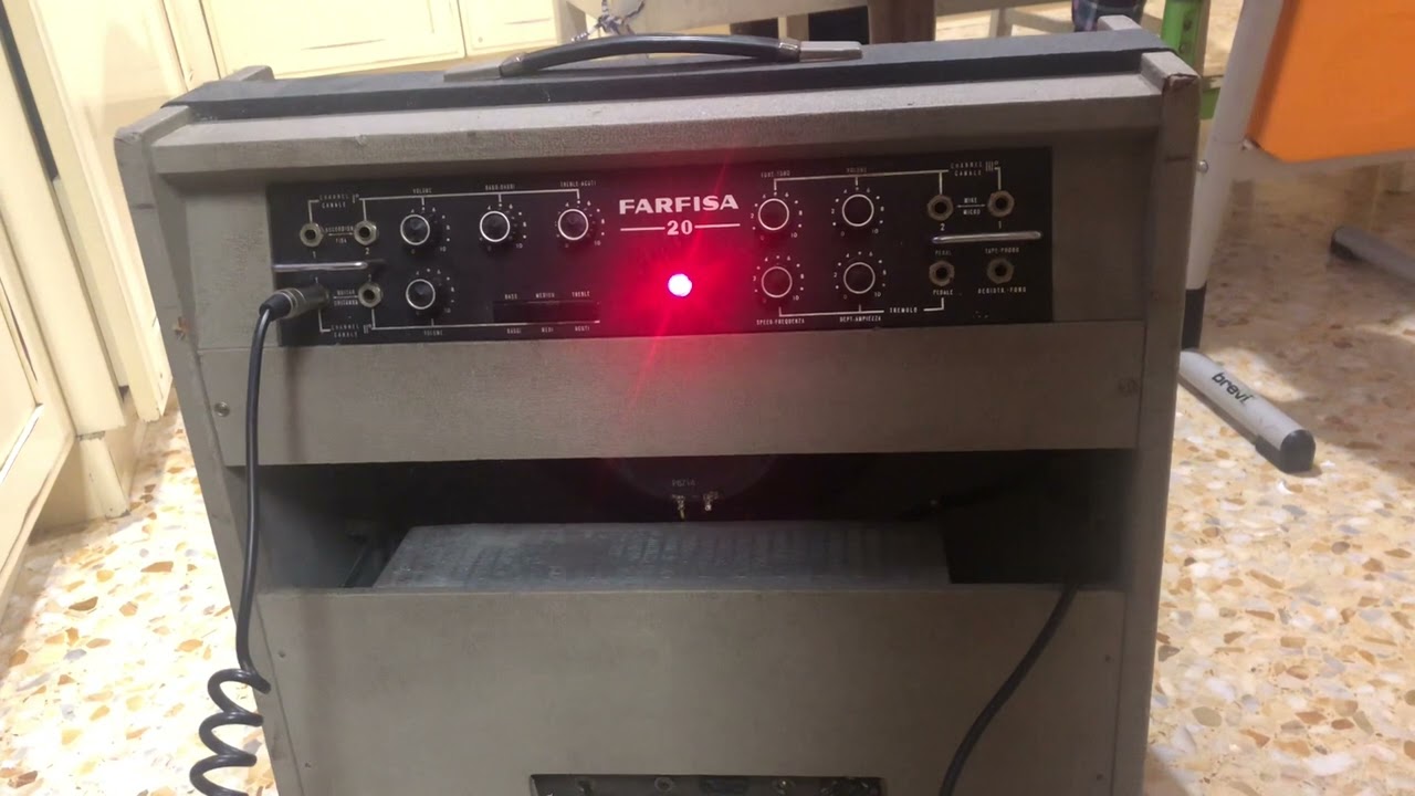 Farfisa 20 Italian vintage tube amp