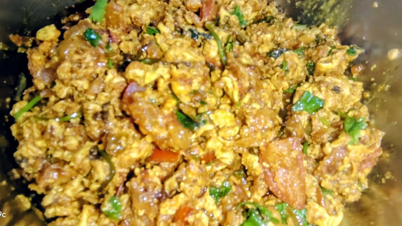 अंडा भुरजी मसाला फ्राइड | How To Make Dhaba Style Egg Bhurji Gravy | Anda Curry 