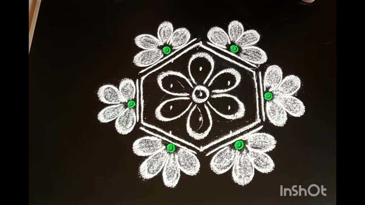#thaimadha Friday kolam 🌺 trending muggulukolam 🌺 positive vibes 🌺kolam