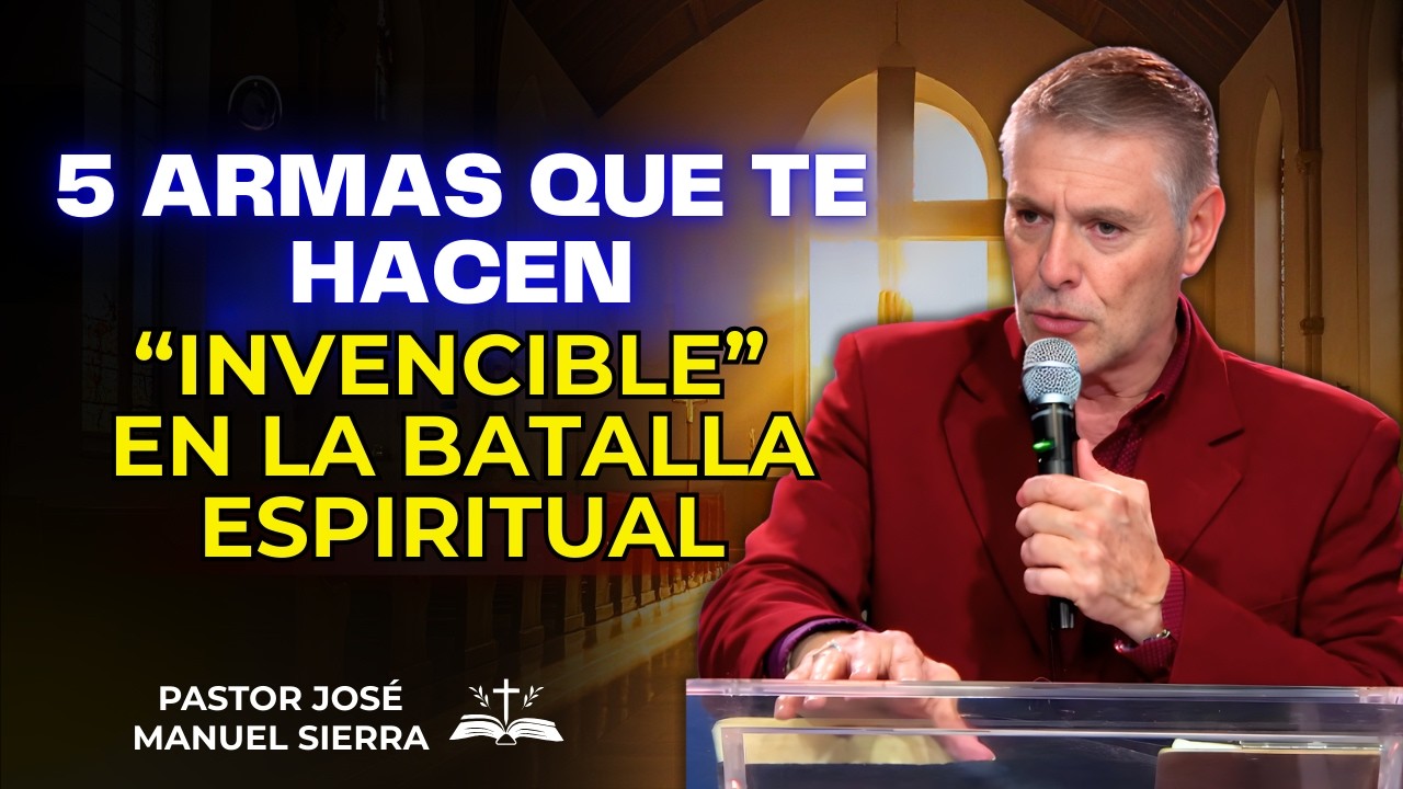 José Manuel Sierra Predica - 5 armas que te hacen “invencible” en la batalla espiritual.