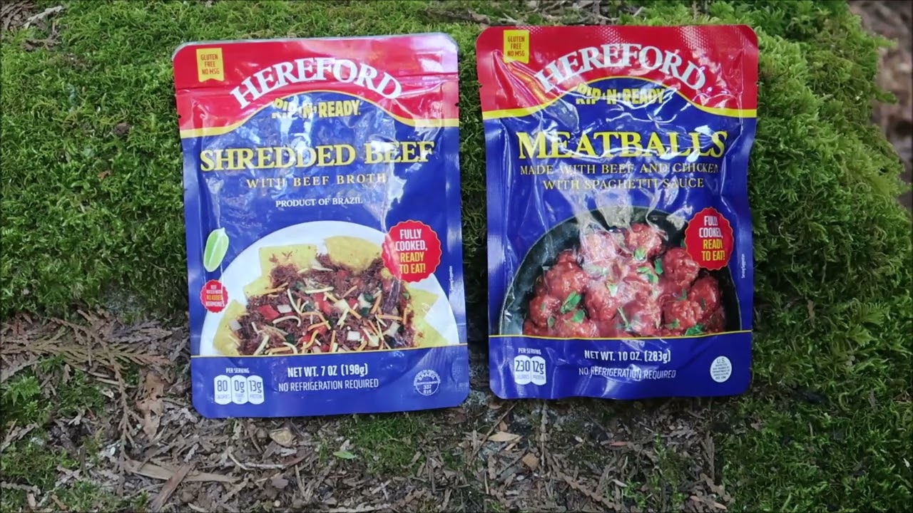Hereford Shelf Stable Meat Pouches