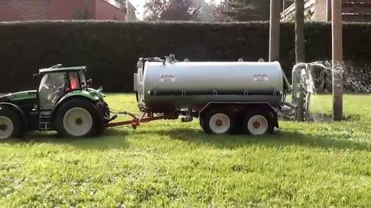 Deutz X720 mit BRIRI Tandemfass