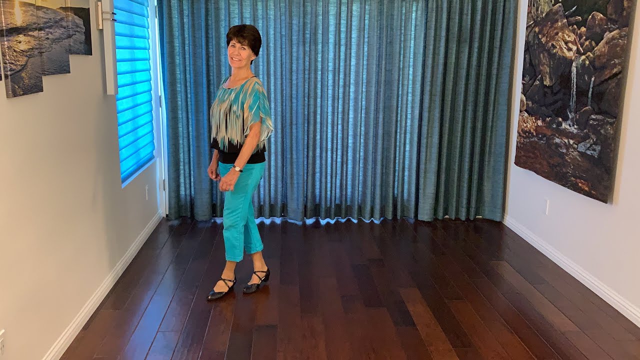 Storybook Endings line dance demonstration and tutorial by Stephie