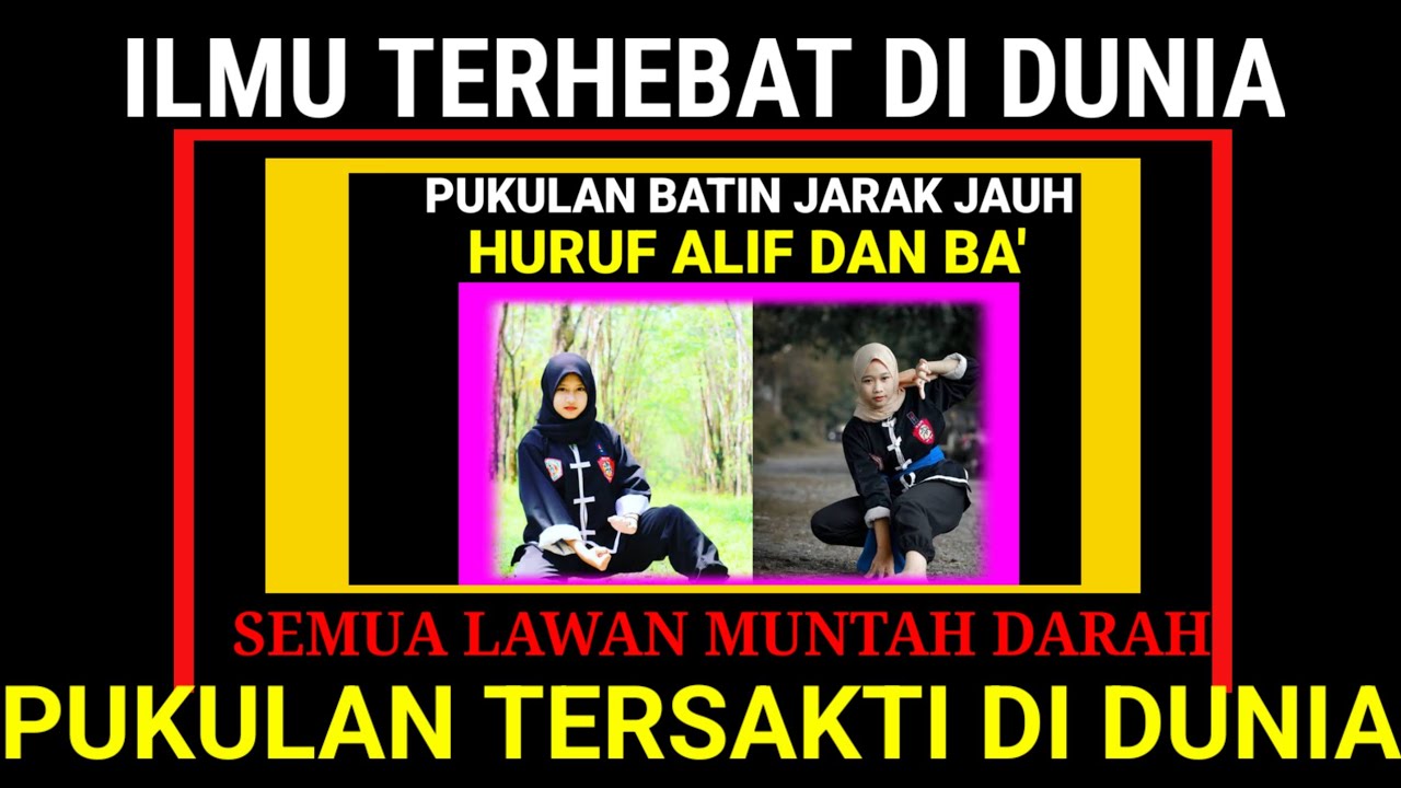 PUKULAN BATIN JARAK JAUH ALIF BA' ILMU TERSAKTI DI DUNIA YANG TAK TERTANDINGI 