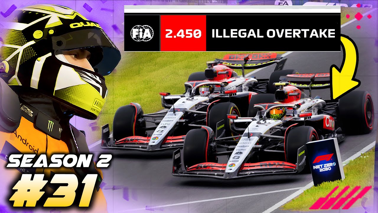 F1 24 CAREER MODE: AI ILLEGALLY Overtakes in Pits! British GP Chrome Special Livery!