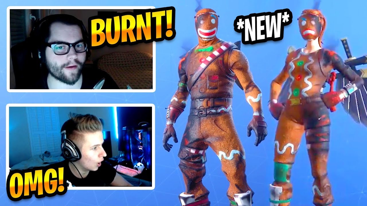 Реакция стримеров на новые облики «Burnt Merry Marauder» и «Ginger Gunner» — лучшие и смешные мом...