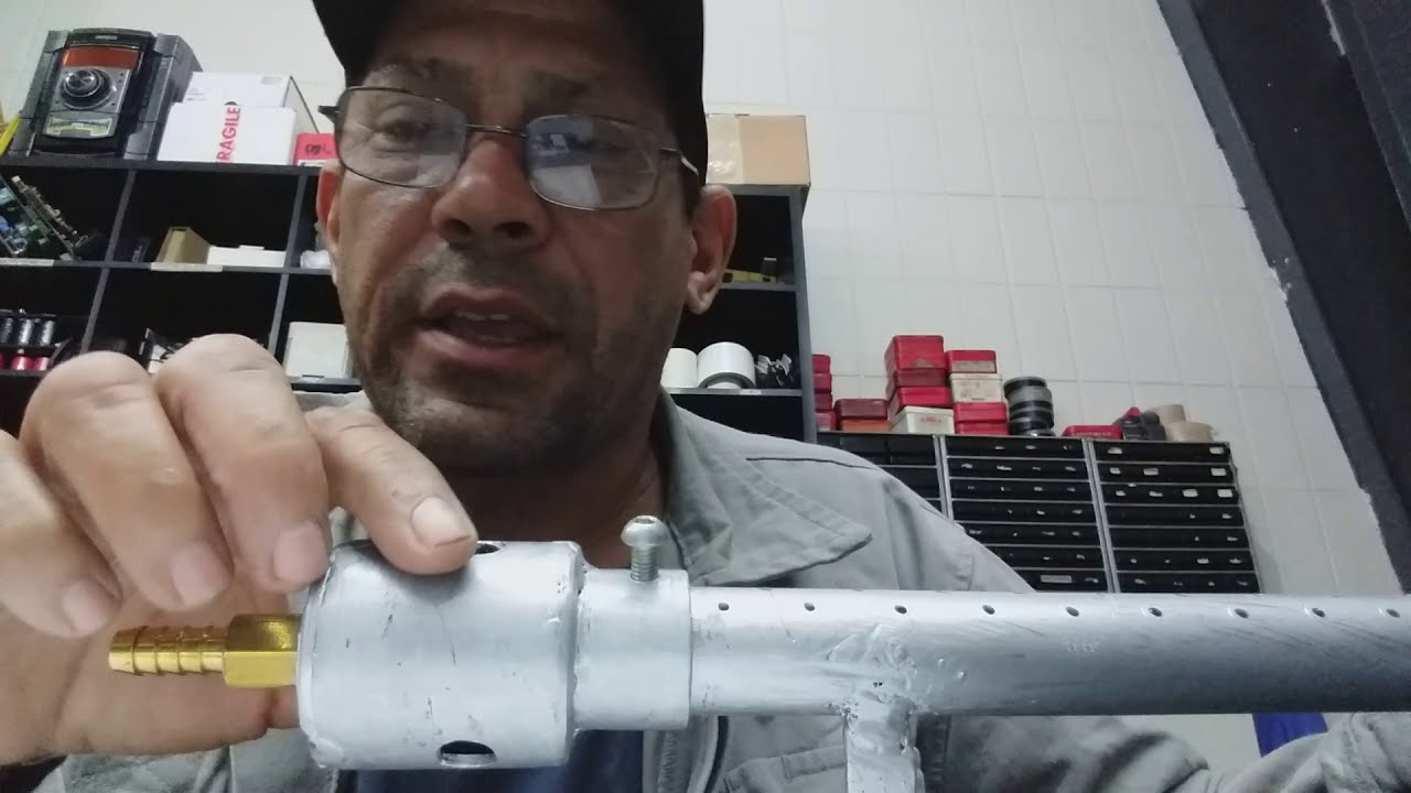 COMO FAZER UM QUEIMADOR À GAS FORNO PARTE 1