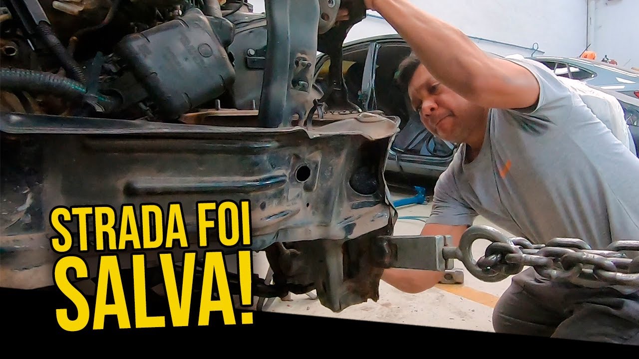 Como recuperar uma longarina | Fiat Strada