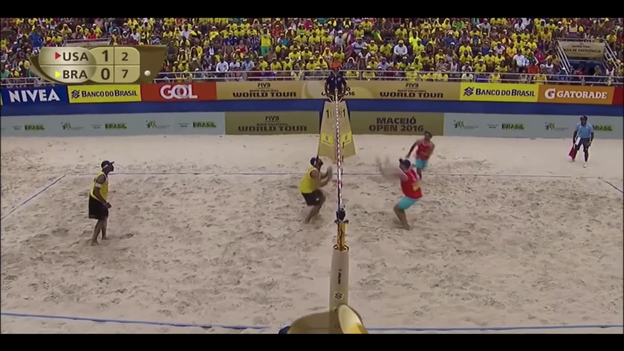 Beach Volleyball Rules - Blocking the Overpass