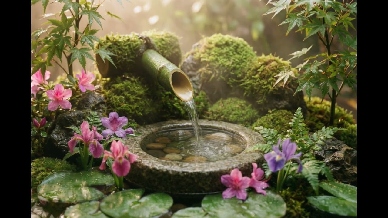 12 Hours Bubbling Fountain for Sleep, Deep Sleep and Study🌿