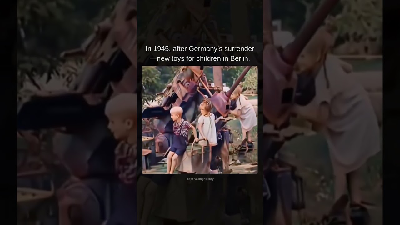 In 1945, after Germany’s surrender—new toys for children in Berlin