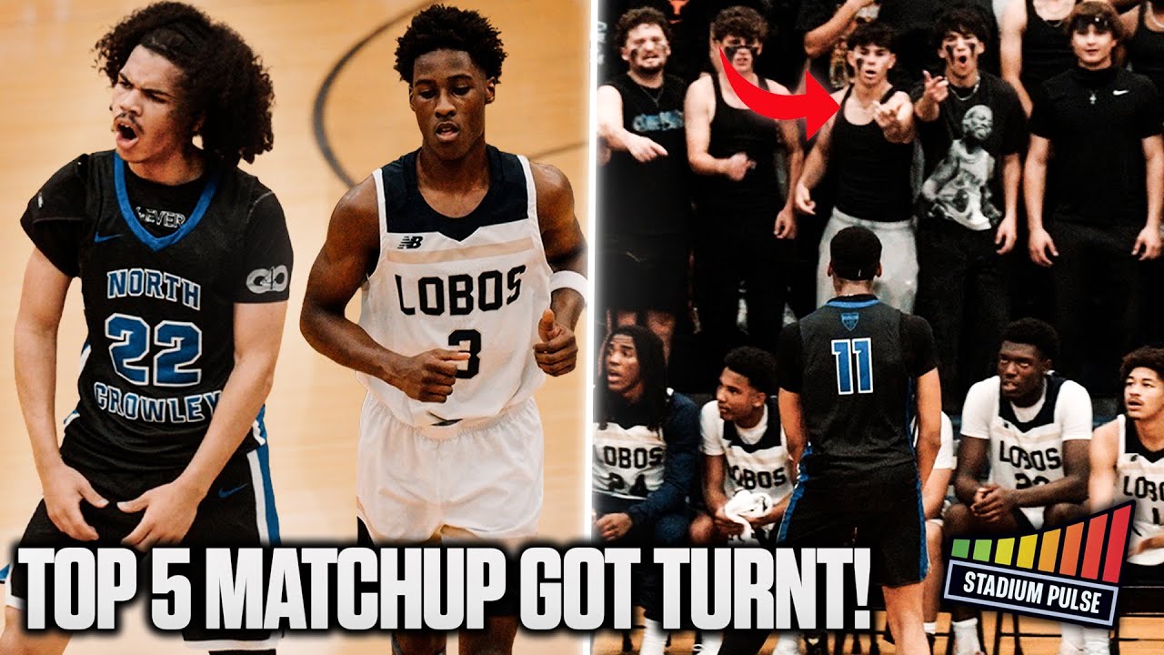 North Crowley SILENCED HOSTILE Student Section‼️ | Wild Buzzer Beater Ending???