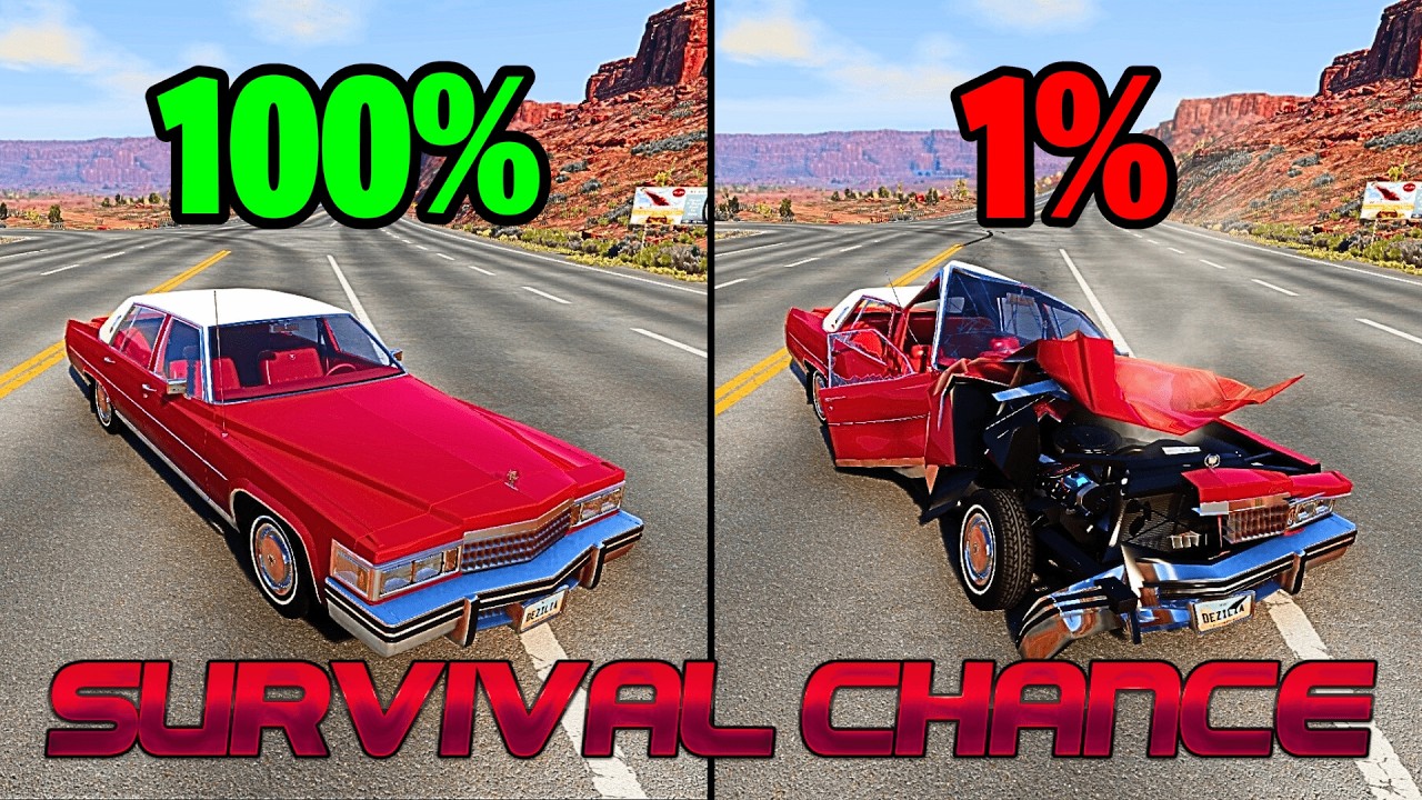 Realistic Survival Chance Crashes #76 | BeamNG.drive
