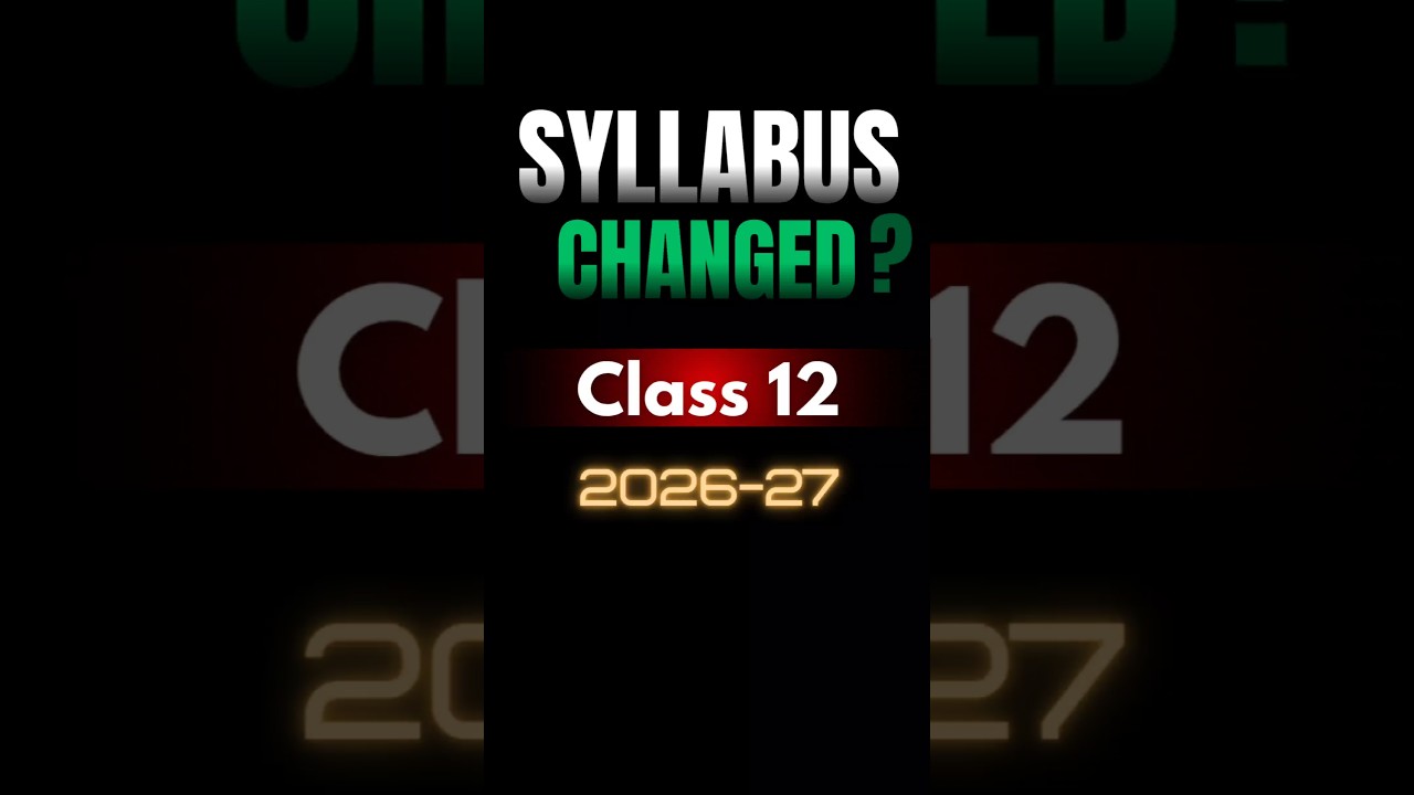 📢 New Syllabus Class 12 2026-27 😱 | Class 12 Maths New Updated Syllabus 🔥 2026-27 |