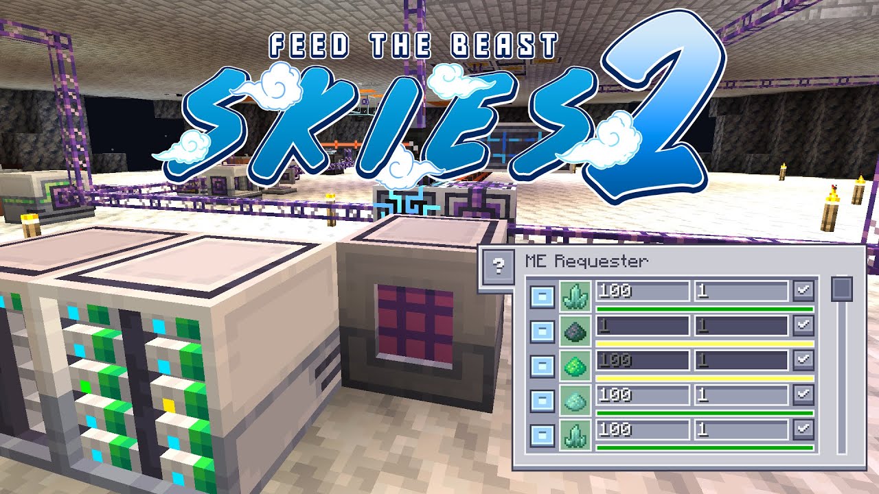 FTB Skies 2 -  Automatisch Items vorproduzieren