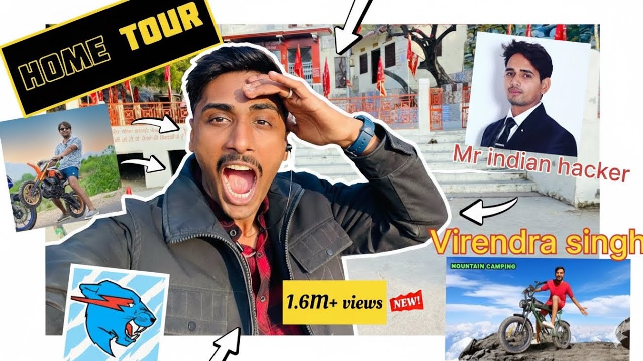 Mr indian hacker and virender singh home tour .. pls wacth till the end …# viral #mrbeast #fyp