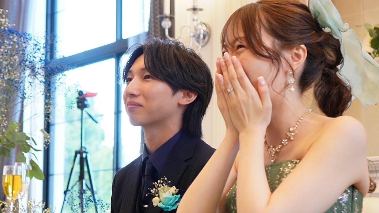 感動の結婚式余興フラッシュモブ！ご家族と友達から新郎新婦へサプライズ（島根）幾億光年 - Omoinotake