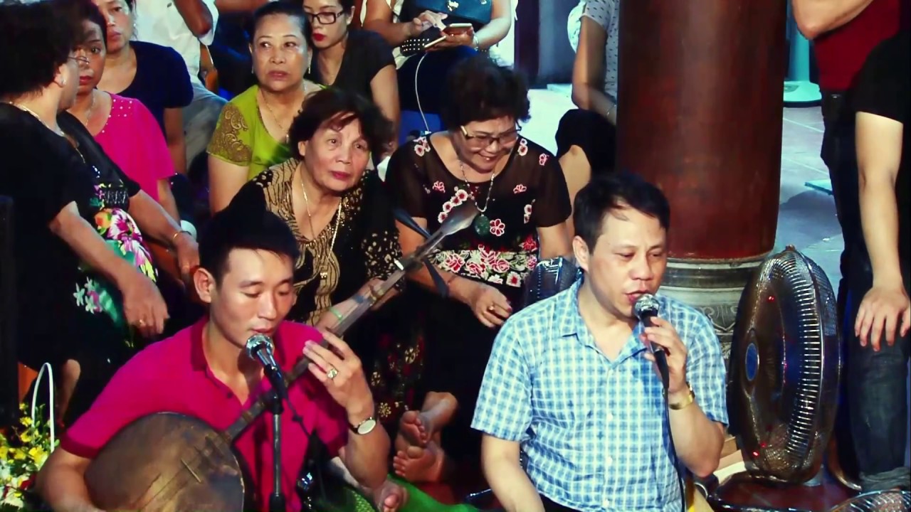 C&ocirc;ng Mạnh Trọng Quỳnh D&acirc;ng Văn C&ocirc; B&eacute;, h&aacute;t văn, hầu b&oacute;ng , explore Vietnamese culture