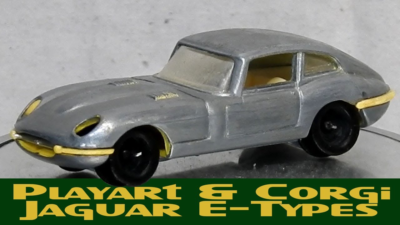 Jaguar E-Type Classic British Sports Car Playart And Corgi Custom Restorations