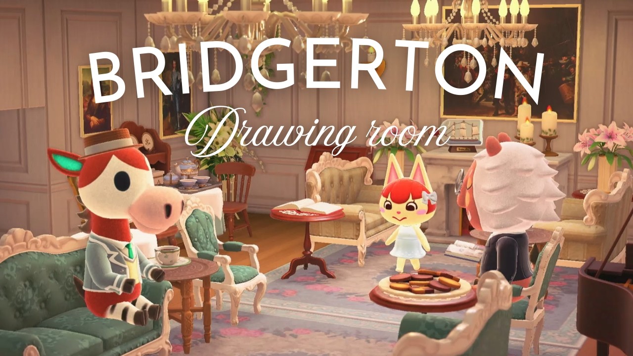 Bridgerton Drawing Room | Classical Music | Work & Study Ambiance | ACNH Ambiance