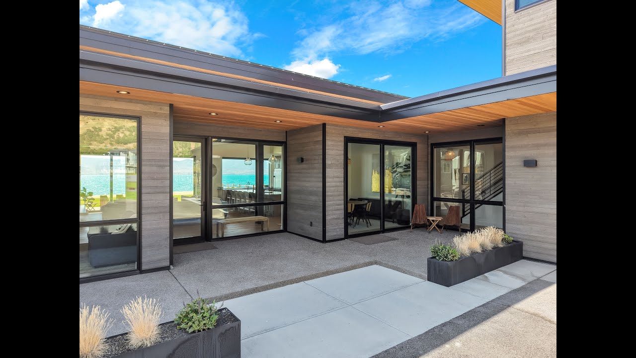 Modern Luxury Home Tour | Bear Lake East Shore with Private Beach & Mid-Century Modern Style