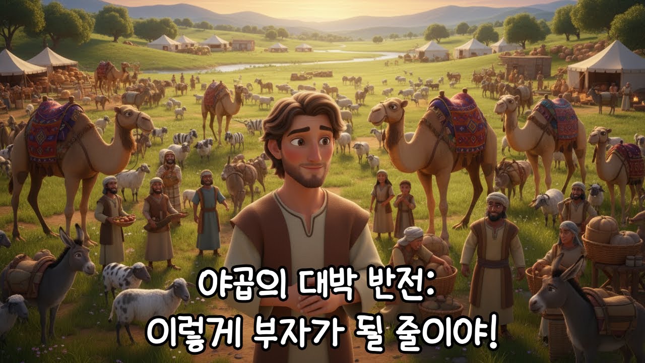 [성경동화] “야곱의 대박 반전 : 이렇게 부자가 될 줄이야!” - 창세기 30:25-43