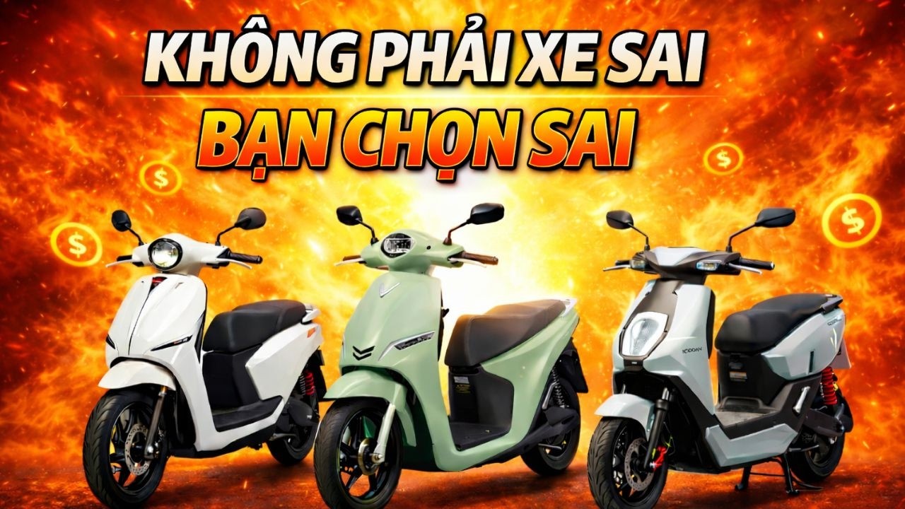 Honda Icon e, VinFast Feliz hay Datbike? 2026 Chọn Sai Là Mất Tiền Oan!