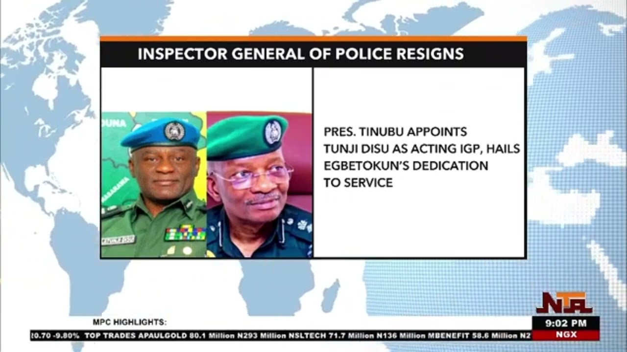 Breaking: Tinubu Accepts IGP Egbetokun&rsquo;s Resignation, Appoints Tunji Disu Acting Police Chief