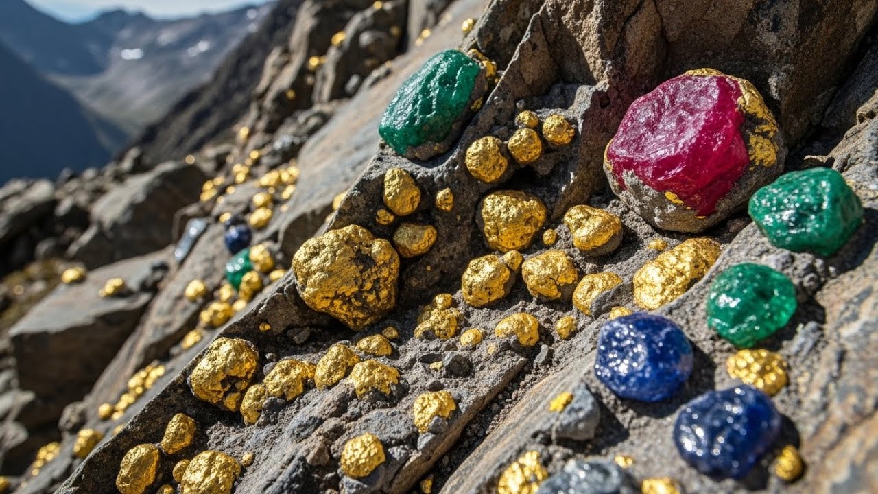 Unbelievable! Digging the gold and gemstones at Hight mountain