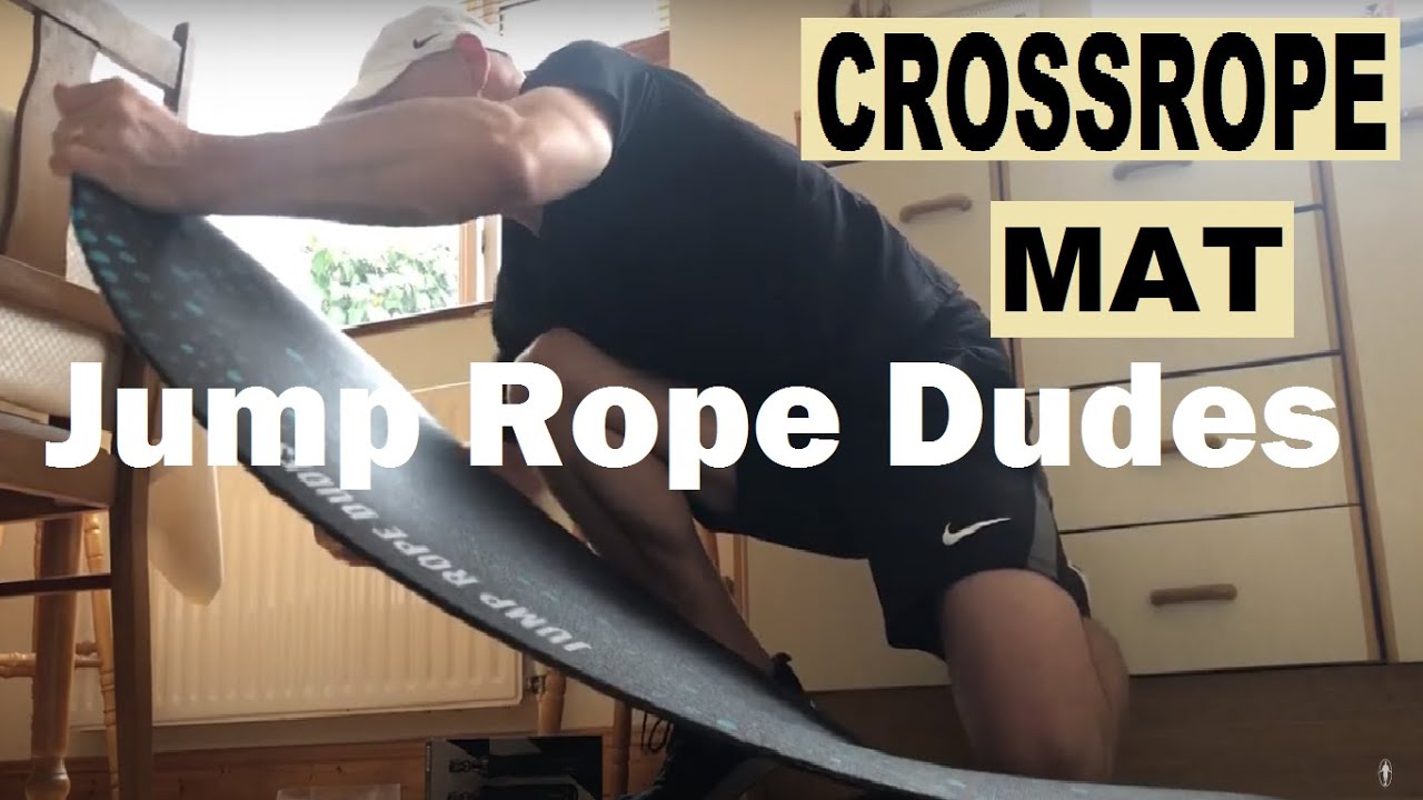 СКАКАЛКА ДЛЯ ПАЦАНТОВ Коврик для прыжков на скакалке Crossrope (использую впервые!) (ВИДЕООБЗОР)