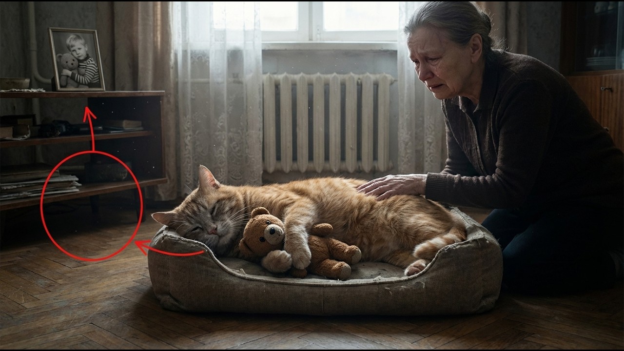 Кот спал в обнимку с одной игрушкой до самой смерти. Вы не поверите, кому она принадлежала