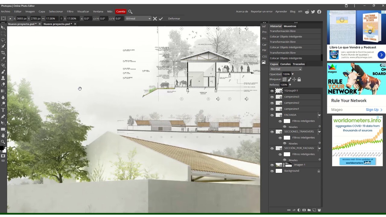 Photopea Parte de Arquitectura