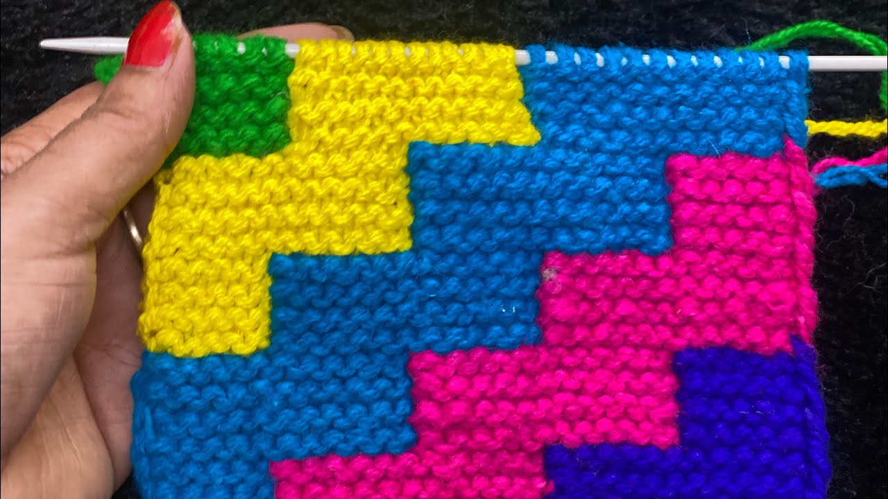 सिर्फ़ एक फंदे का बुनाई डिज़ाइन❤️/Easy & Beautiful Knitting 🧶 Pattern🥰: Bunai 🧶 Design