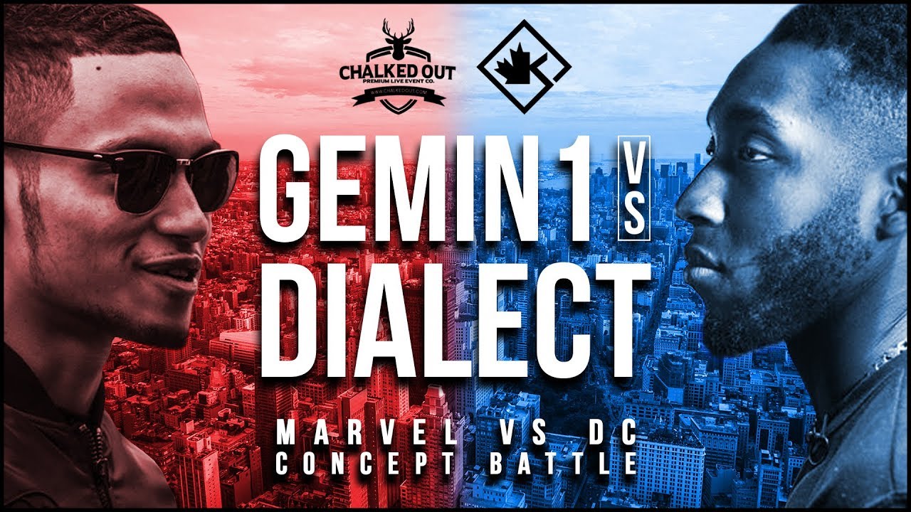 Rap Battle - Marvel vs DC (Concept Rap Battle - Gemin1 vs Dialect)  | #COVol3