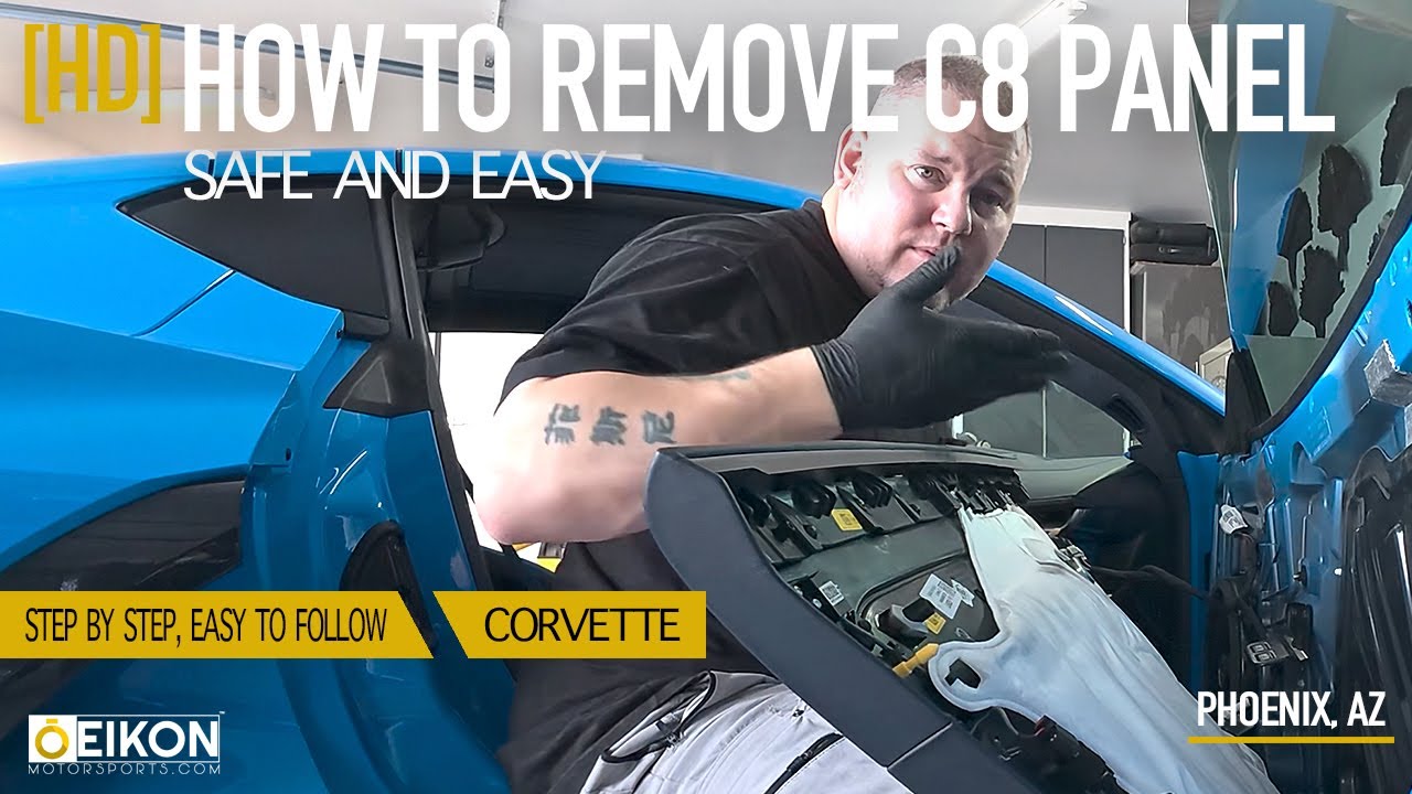 Как снять дверную панель Corvette C8 | Пошаговое руководство (Eikon Motorsports™)
